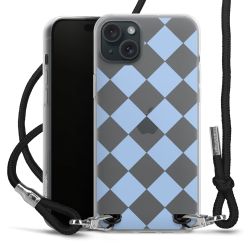 New Carry Case Transparent Stoff schwarz/silber