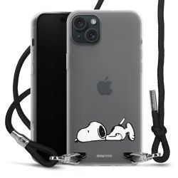 New Carry Case Transparent Stoff schwarz/silber