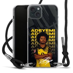 New Carry Case Transparent Stoff schwarz/silber