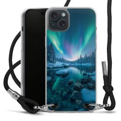 New Carry Case Transparent Stoff schwarz/silber