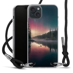 New Carry Case Transparent Stoff schwarz/silber