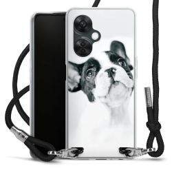 Carry Case Transparent Fabric black/silver