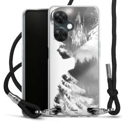 Carry Case Transparent Fabric black/silver