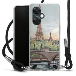 New Carry Case Transparent Stoff schwarz/silber