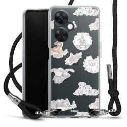 New Carry Case Transparent Stoff schwarz/silber