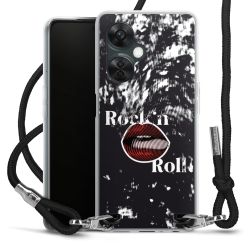 New Carry Case Transparent Stoff schwarz/silber