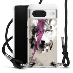 Carry Case Transparent Fabric black/silver