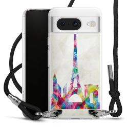 Carry Case Transparent Fabric black/silver