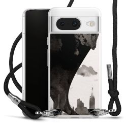 Carry Case Transparent Fabric black/silver