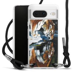 Carry Case Transparent Fabric black/silver