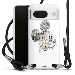 Carry Case Transparent Fabric black/silver