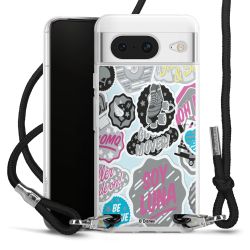 Carry Case Transparent Fabric black/silver