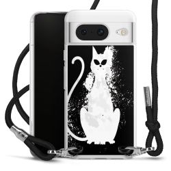 Carry Case Transparent Fabric black/silver