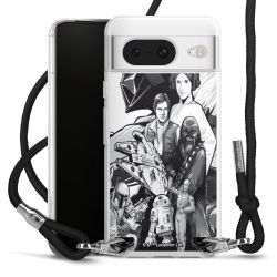 Carry Case Transparent Fabric black/silver