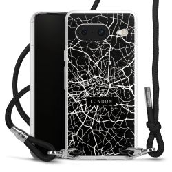 Carry Case Transparent Fabric black/silver