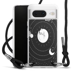 Carry Case Transparent Fabric black/silver