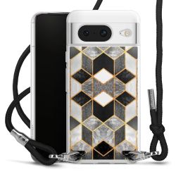 Carry Case Transparent Fabric black/silver