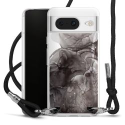 Carry Case Transparent Fabric black/silver