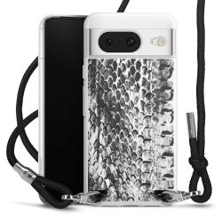 Carry Case Transparent Fabric black/silver