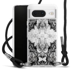 Carry Case Transparent Fabric black/silver