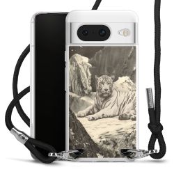 Carry Case Transparent Fabric black/silver