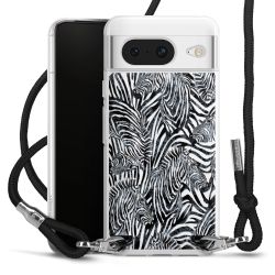 Carry Case Transparent Fabric black/silver