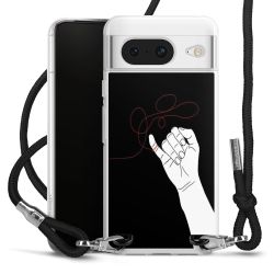 Carry Case Transparent Fabric black/silver