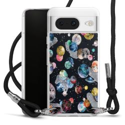 Carry Case Transparent Fabric black/silver