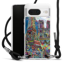 Carry Case Transparent Fabric black/silver