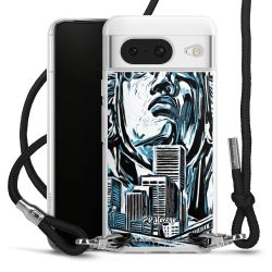 Carry Case Transparent Fabric black/silver