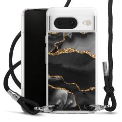 Carry Case Transparent Fabric black/silver