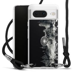 Carry Case Transparent Fabric black/silver