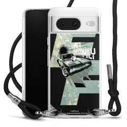 Carry Case Transparent Fabric black/silver