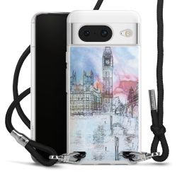 Carry Case Transparent Fabric black/silver