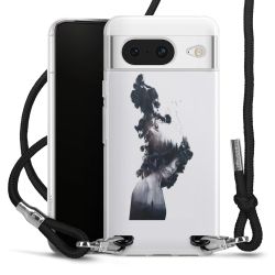 Carry Case Transparent Fabric black/silver