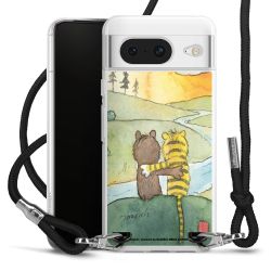 New Carry Case Transparent Stoff schwarz/silber