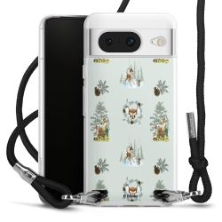 New Carry Case Transparent Stoff schwarz/silber