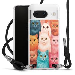 New Carry Case Transparent Stoff schwarz/silber