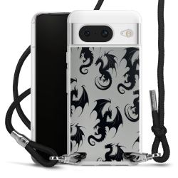 New Carry Case Transparent Stoff schwarz/silber