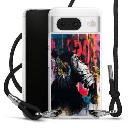 New Carry Case Transparent Stoff schwarz/silber