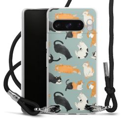 New Carry Case Transparent Stoff schwarz/silber