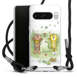 New Carry Case Transparent Stoff schwarz/silber