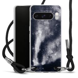 New Carry Case Transparent Stoff schwarz/silber