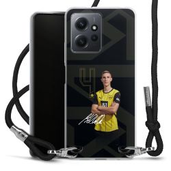 New Carry Case Transparent Stoff schwarz/silber