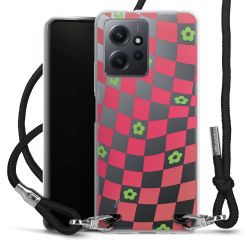 New Carry Case Transparent Stoff schwarz/silber