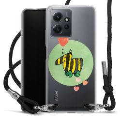 New Carry Case Transparent Stoff schwarz/silber