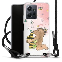 New Carry Case Transparent Stoff schwarz/silber