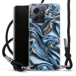 New Carry Case Transparent Stoff schwarz/silber