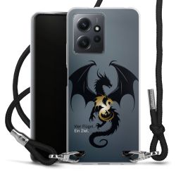 New Carry Case Transparent Stoff schwarz/silber