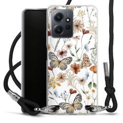 New Carry Case Transparent Stoff schwarz/silber